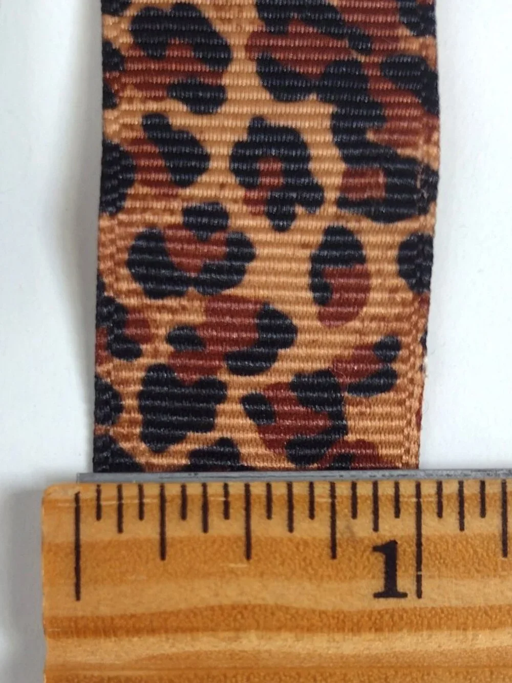 Animal Print Trim Ribbon lot of 3, spots stripes, grosgrain smooth-face jacquard